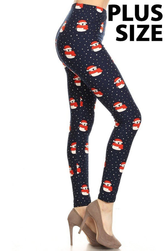 PENGUIN Print Brushed BUTTER SOFT PLUS SIZE Leggings